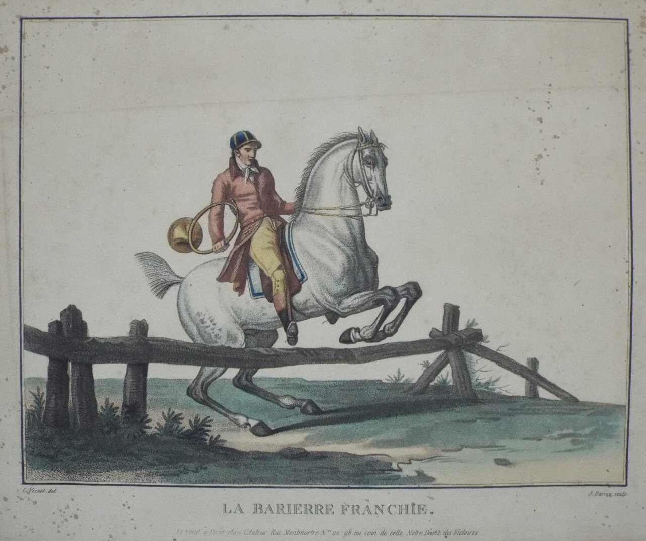 Print - La Barriere Franchie - Darcis